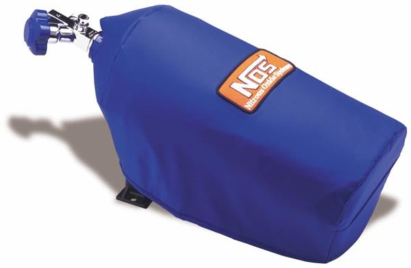 Nitrous Oxide Systems 14165NOS 10 lb Bottle Blanket with NOS Logo, Nylon, Blue