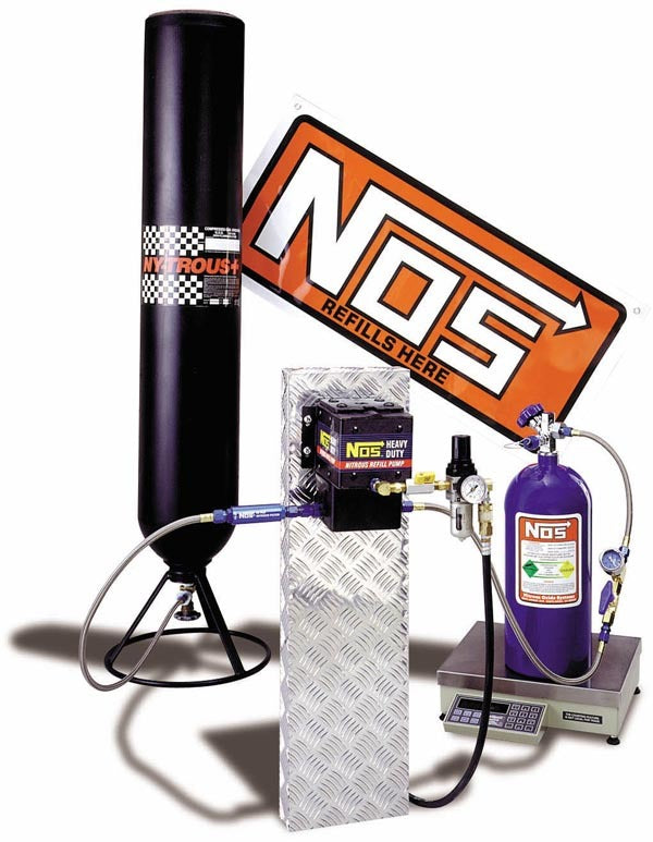 NITROUS OXIDE SYSTEMS 14251NOS Refill Pump Station Kit with Plumbing and Regulator