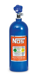 Nitrous Oxide Systems 14730NOS 5 lb Aluminum Nitrous Oxide Bottle with Hi-Flo Valve, Blue Finish
