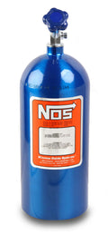 Nitrous Oxide Systems 14745NOS 10 lb Aluminum Nitrous Oxide Bottle with Hi-Flo Valve, Blue Finish
