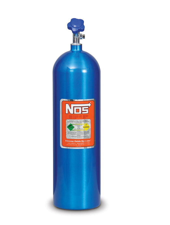 Nitrous Oxide Systems 14750NOS 15 lb Aluminum Nitrous Oxide Bottle with Hi-Flo Valve