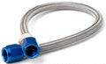 Nitrous Oxide Systems 15250NOS 4AN Braided PTFE Nitrous Hose - 48 Inches with Blue Fittings