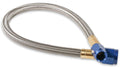 Nitrous Oxide Systems 15345NOS SST Teflon Hose Assembly, 18 Inch, 4 AN to 4 AN Female, Braided Stainless Steel, Blue Fittings