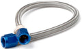 Nitrous Oxide Systems 15480NOS SST Teflon Hose Assembly, 16 ft, 6 AN Braided Stainless Steel with Blue Fittings