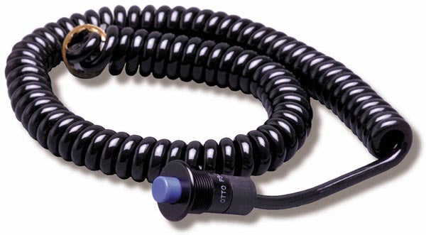 NITROUS OXIDE SYSTEMS 15651NOS Waterproof Push Button Switch, 12V, 10 Amp, Momentary, Spiral Cord, 5/8 Inch Bulkhead Mount