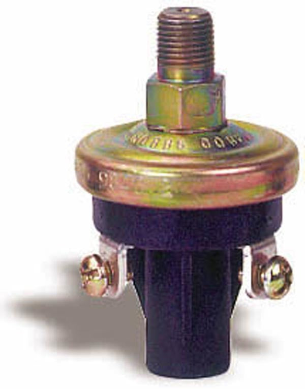 Nitrous Oxide Systems 15685NOS Adjustable Pressure Switch, 50 PSI, 1/8 Inch NPT Male Thread, Steel and Plastic Construction