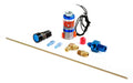 Nitrous Oxide Systems 16030NOS Purge Valve Kit with Single Outlet and 4AN Hose