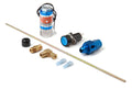 Nitrous Oxide Systems 16032NOS Purge Valve Kit with Single Outlet and 6AN Hose