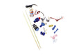 Nitrous Oxide Systems Ntimidator Dual LED Purge Kit with Blue Illumination and 4AN Hose