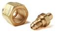 Nitrous Oxide Systems 16100NOS Nitrous Bottle Nut and Nipple Kit with 4 AN Male Swivel Connection