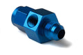 Nitrous Oxide Systems 16104NOS -6AN Swivel Gauge Adapter with 1/8 Inch NPT Gauge Port, Aluminum, Blue Anodized
