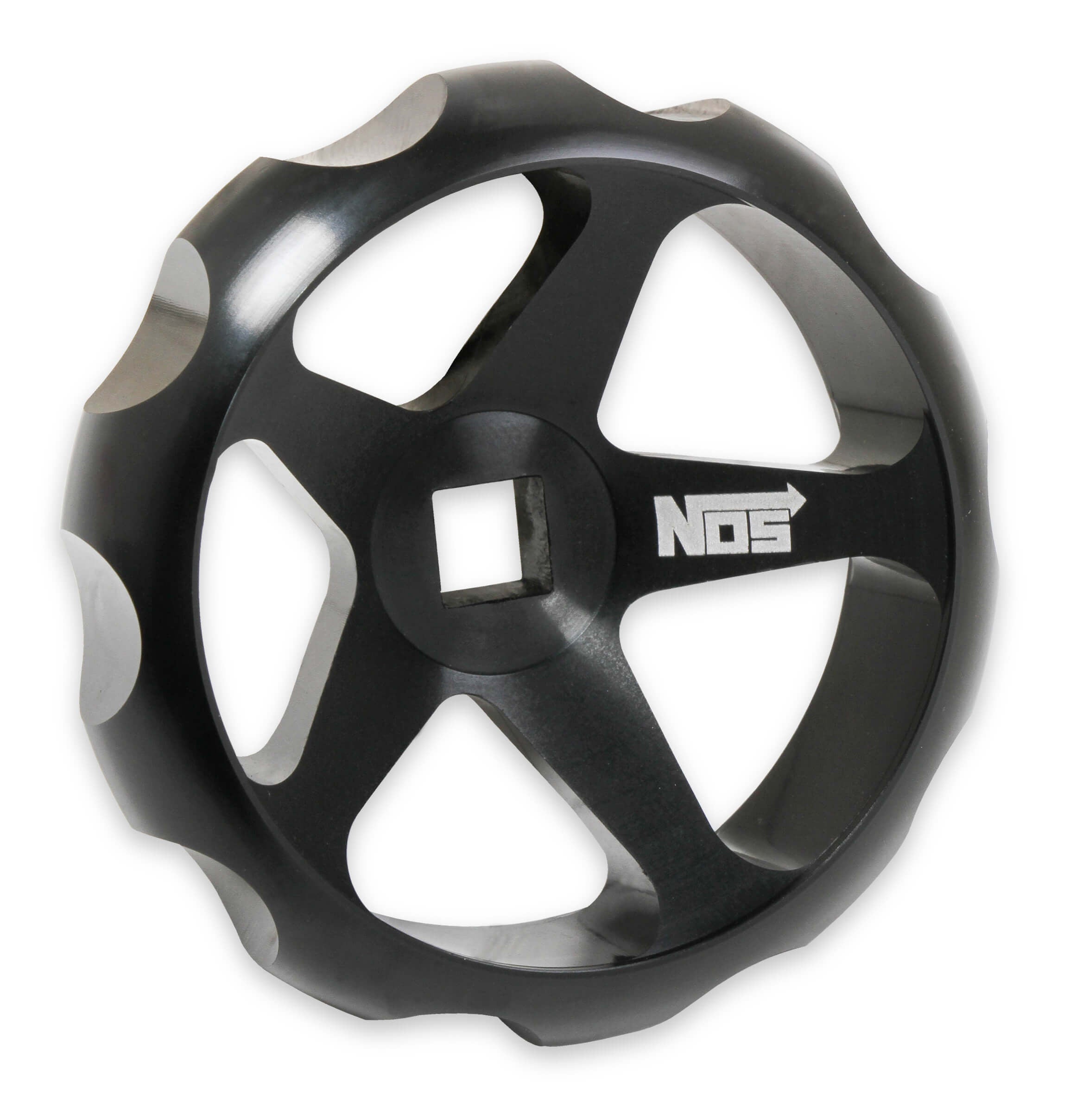 Nitrous Oxide Systems 16147NOS Billet Hand Wheel for NOS Bottle Valves, Aluminum, Natural Finish