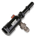 NITROUS OXIDE SYSTEMS 17002NOS Billet Fuel Line Adapter Fits 3/8 Inch Tube with Three 1/8 Inch NPT Ports and 4 AN Fittings