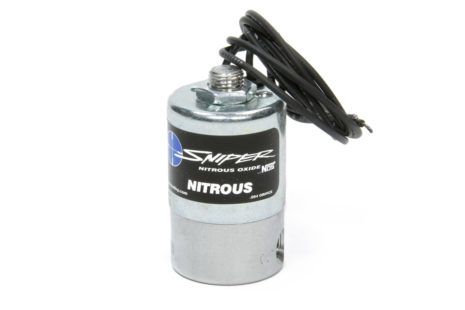 Nitrous Oxide Systems 18018NOS Sniper Nitrous Solenoid with 1/4 in NPT Inlet and 1/8 in NPT Outlet, Stainless Steel