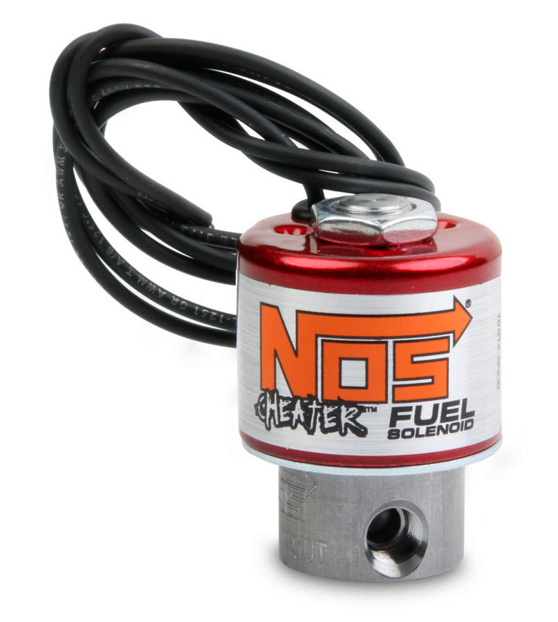 NITROUS OXIDE SYSTEMS 18050NOS Gas Solenoid Cheater, 1/8 in NPT Inlet and Outlet, Stainless Steel