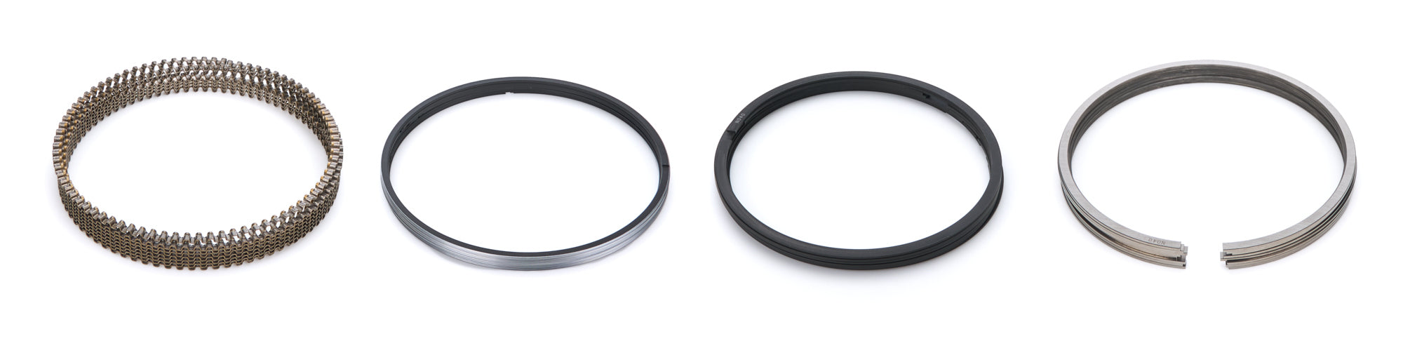 NPR Piston Rings 20-GNHS4155K8 Performance V8 Piston Ring Set, 4.155-Inch Bore, Steel, Nitride Finish