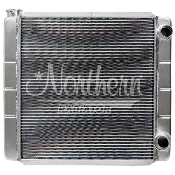 Northern Radiator 204109 Aluminum Radiator Race Pro 21.625 x 19.625 Inches Dual Pass Passenger Side Inlet and Outlet