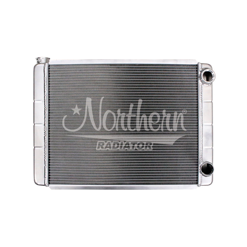 Northern Radiator 204120 GM Radiator Dual Pass 27.125 x 19.625 Inches Aluminum Passenger Side Inlet and Outlet