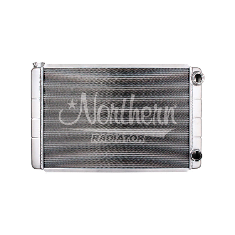 Northern Radiator NRA204124 GM Radiator Dual Pass 30.875 Inch Width x 19.625 Inch Height Aluminum Natural Finish