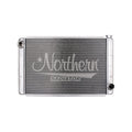 Northern Radiator 204125 GM Radiator Single Pass 30.875 x 19.625 Inch Aluminum with Driver Side Inlet and Passenger Side Outlet