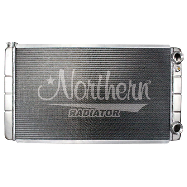 Northern Radiator GM Radiator Dual Pass 35 Inch Width 19.625 Inch Height Aluminum Natural