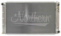 Northern Radiator 205065 Aluminum Radiator for GM Fullsize Trucks 1973-1991, 33 Inch Width, Passenger Side Outlet, Driver Side Inlet