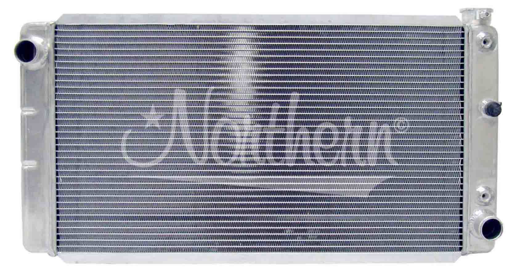 Northern Radiator 205067 Aluminum Radiator for GM S-10 V8 Conversion, Passenger Side Inlet, Driver Side Outlet, 30.75 x 15.88 inches
