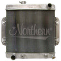 Northern Radiator 205155 Aluminum Radiator for Hot Rods, Passenger Side Inlet, Driver Side Outlet, 18.625 x 20 inches