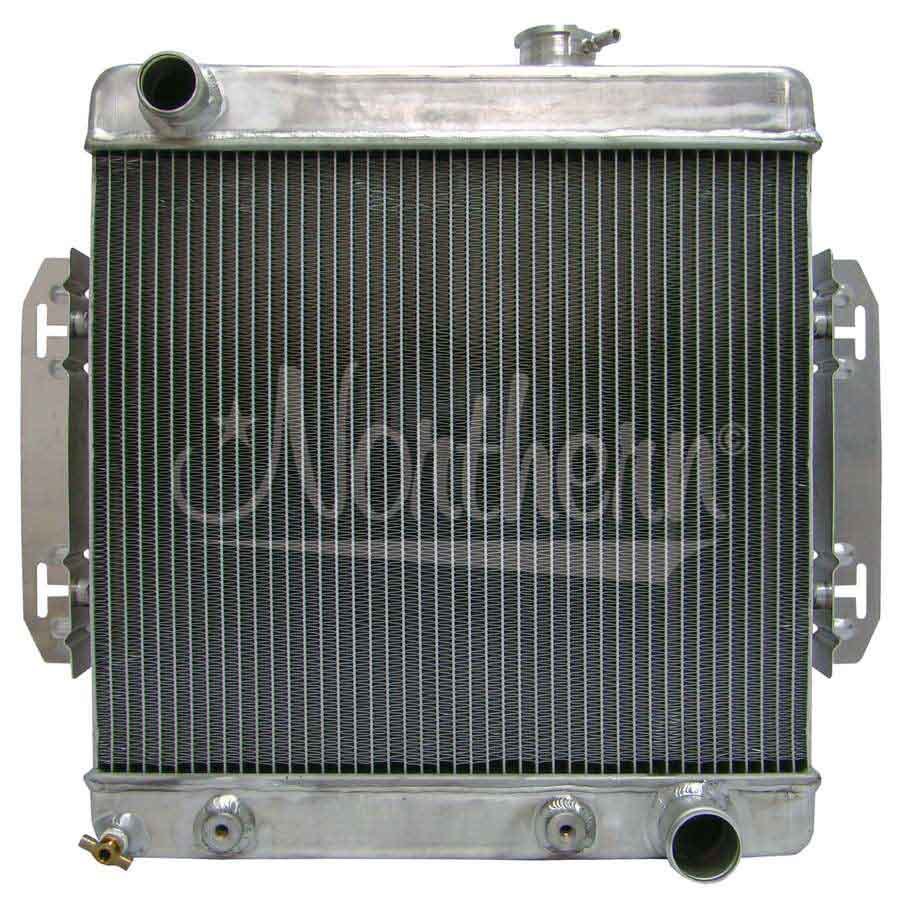 Northern Radiator 205156 Aluminum Radiator for Hot Rods 20.25 x 19.75 Inches