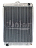 Northern Radiator 205160 27 Inch x 19.75 Inch Aluminum Radiator with Passenger Side Inlet and Driver Side Outlet