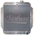 Northern Radiator 205186 Aluminum Radiator for 1955-1959 Chevy with Center Inlet and Passenger Side Outlet