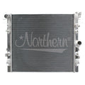 Northern Radiator 205218 Aluminum Radiator for Jeep Wrangler JK 2007-2018, 25.25 in W x 21.13 in H, Driver Side Inlet, Passenger Side Outlet