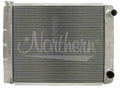 Northern Radiator 209635 Race Pro Aluminum Radiator 25.25 x 19.625 Inches, Passenger Side Inlet and Outlet, Natural Finish