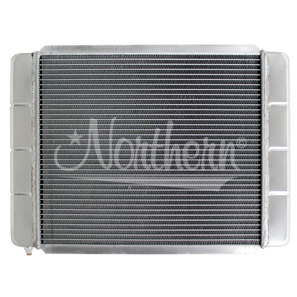 Northern Radiator 209662B Aluminum Custom Radiator Kit with Weld-On Inlet and Outlet, 21.875 x 16.5 Inches