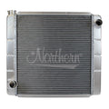 Northern Radiator 209670 Aluminum Race Pro Radiator with 21.5 Inch Width and 19.625 Inch Height, Passenger Side Inlet, Driver Side Outlet