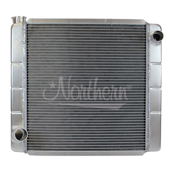 Northern Radiator 209670 Aluminum Race Pro Radiator with 21.5 Inch Width and 19.625 Inch Height, Passenger Side Inlet, Driver Side Outlet