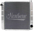 Northern Radiator 209674 Race Pro Aluminum Radiator 21.5 x 19.5 Inches with Driver Side Inlet and Passenger Side Outlet