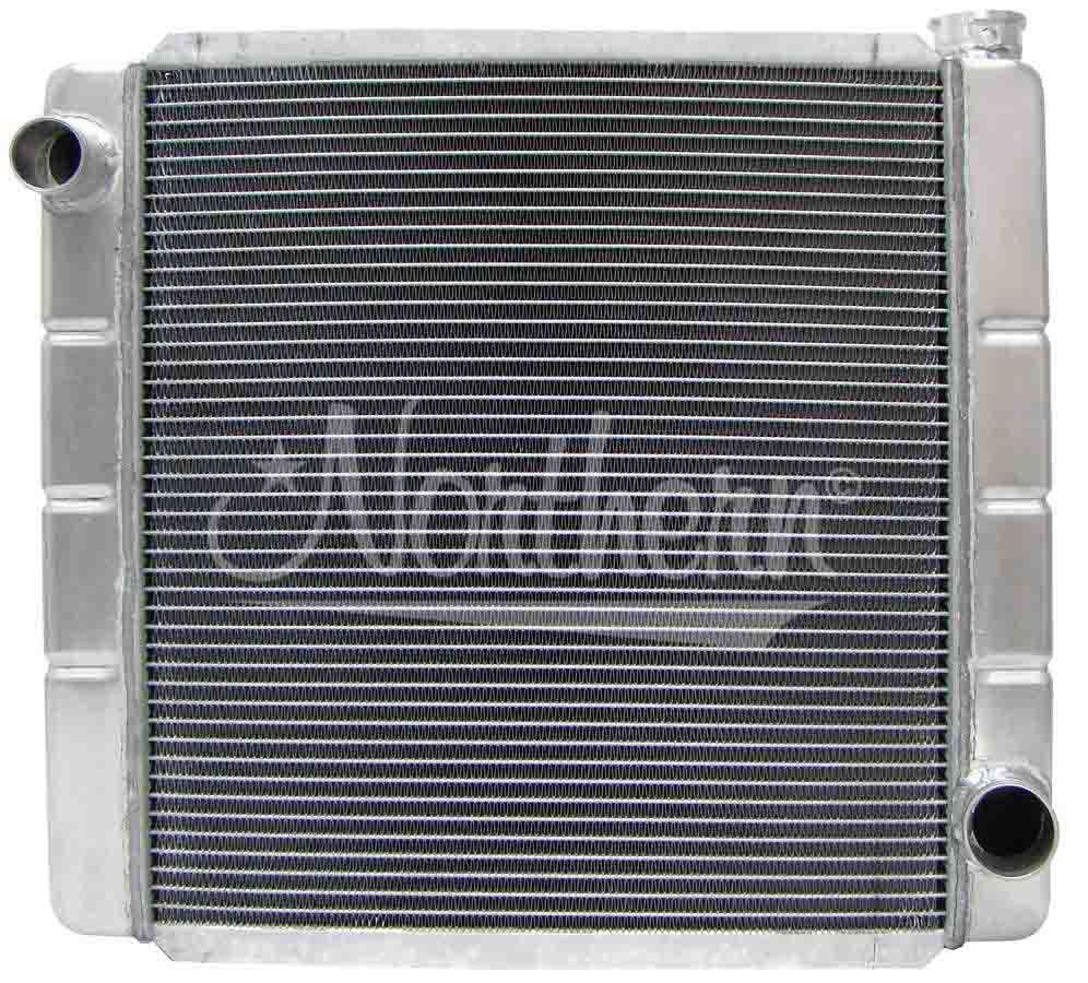 Northern Radiator 209674 Race Pro Aluminum Radiator 21.5 x 19.5 Inches with Driver Side Inlet and Passenger Side Outlet