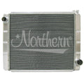 Northern Radiator Race Pro Aluminum Radiator 25.375 x 19.625 Inches, Natural Finish, Driver Side Inlet, Passenger Side Outlet