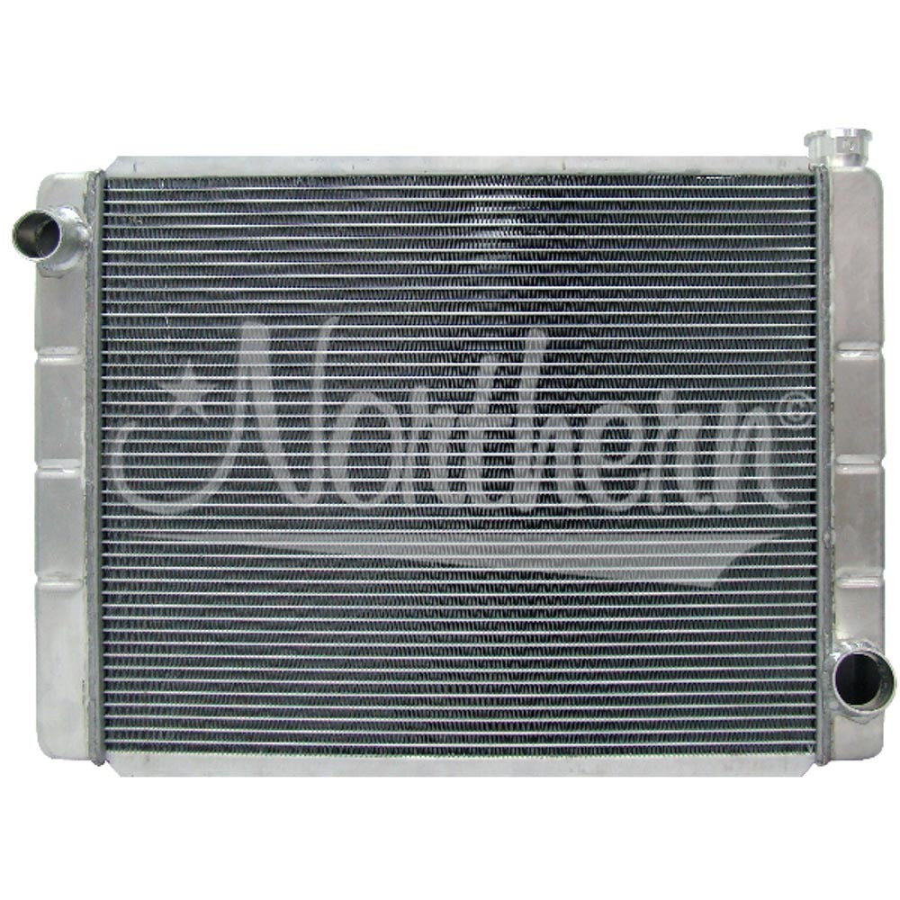 Northern Radiator 209676 Race Pro Aluminum Radiator, 26.875 x 19.625 Inch, Natural Finish
