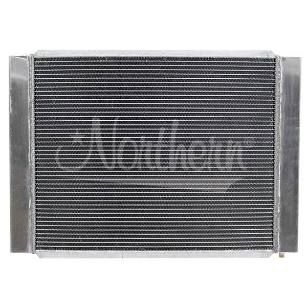 Northern Radiator 209686B Custom Aluminum Radiator, 27.25 Inch Width x 19.625 Inch Height, Weld-On Inlet and Outlet