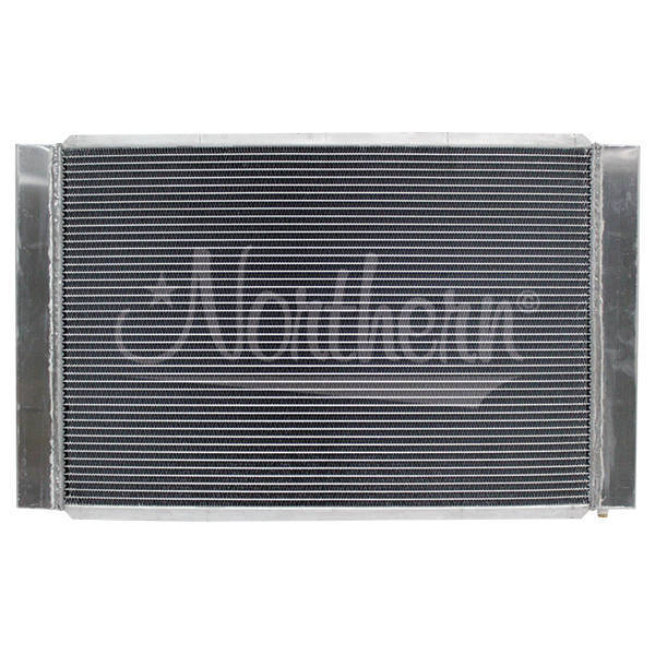 Northern Radiator Custom Aluminum Radiator Kit 19 x 31 Three Row with Weld-On Bung and Petcock