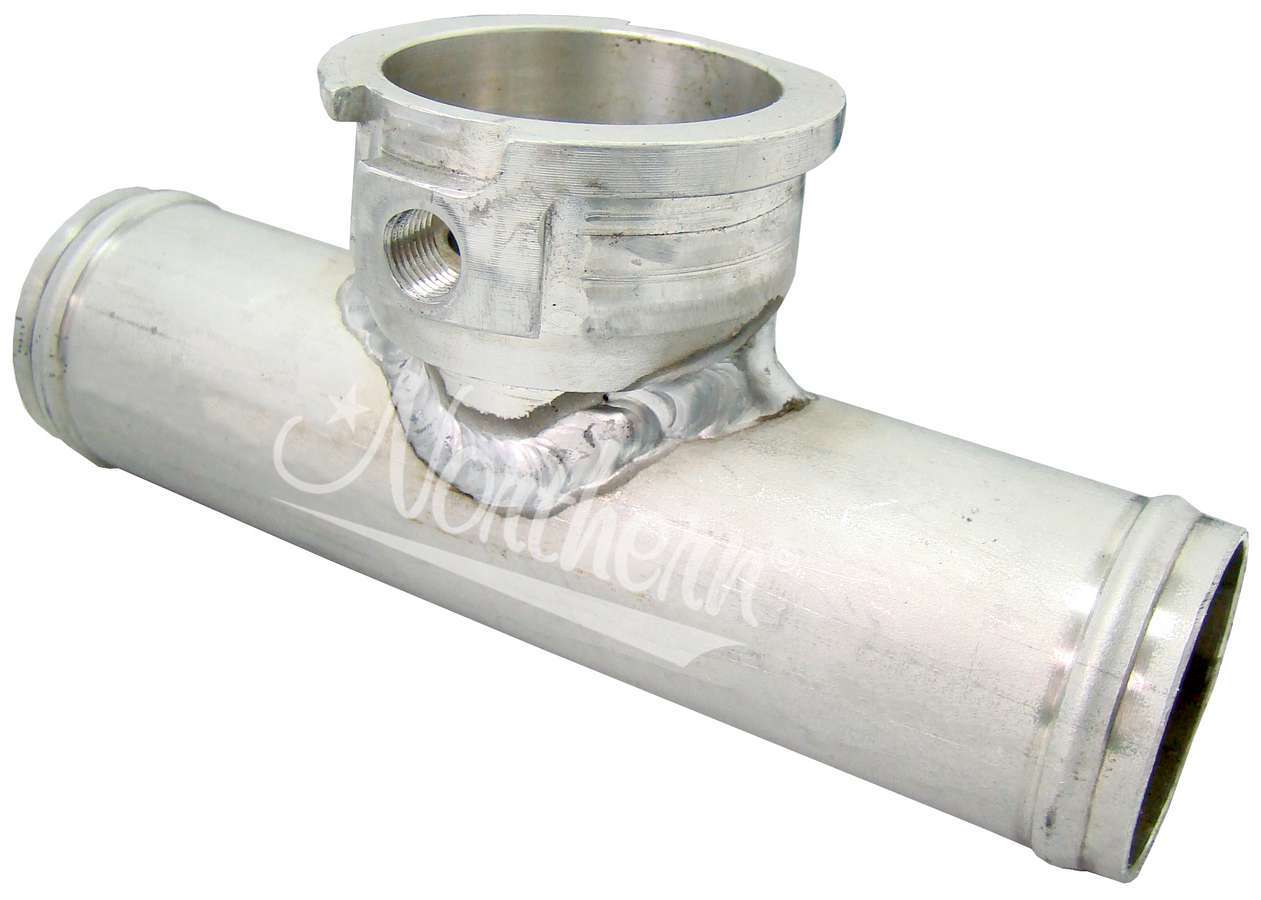 Northern Radiator Z12006 Cooling System Hose Fill Filler Neck for 1-1/2 Inch Hoses, Aluminum, Natural Finish