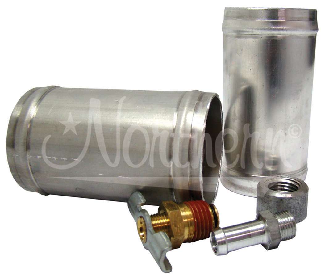 Northern Radiator Z12013 Radiator Modification Kit with Aluminum Hose Connections and Weld-In Bung