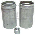 Northern Radiator Z17625 LS Motor Hose Connection Modification Kit with Weld-In Bung, Aluminum, Natural Finish