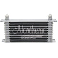 Northern Radiator Z18057 Universal 10 Plate Oil Cooler with 10AN Male Inlet and Outlet, Aluminum Construction, 11.75 x 5.5 x 2 Inches