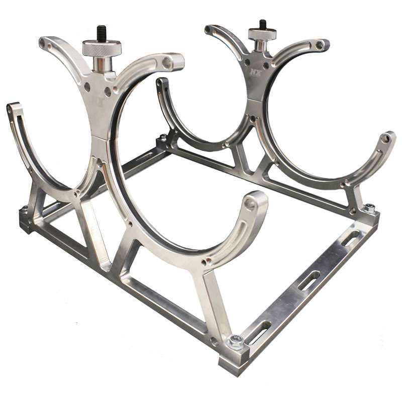 Nitrous Express Billet Aluminum Dual Nitrous Bottle Bracket for 10, 12, and 15 lb Bottles