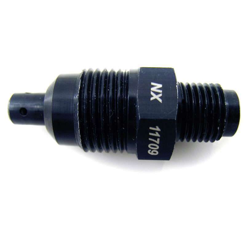 Nitrous Express NHRA Safety Blow-Off Cap 8 AN Male Thread Aluminum Black Anodized