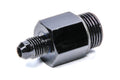 Nitrous Express 11724 4AN Bottle Nipple for Lightning 500 Valve, Aluminum, Black Anodized