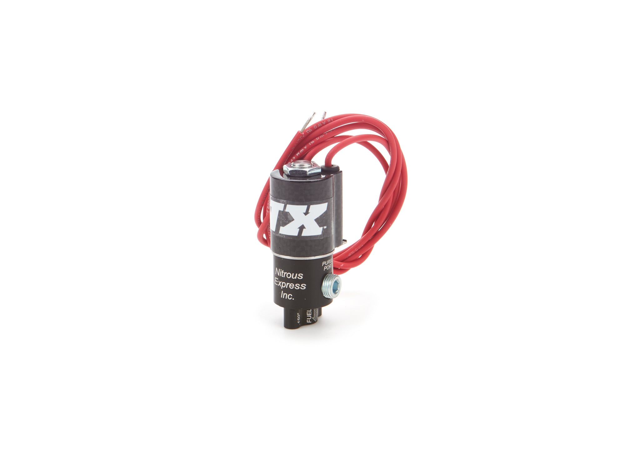 NITROUS EXPRESS Lightning Stage 1 Gas Solenoid 0.150 Inch Orifice with 1/8 Inch NPT Fittings